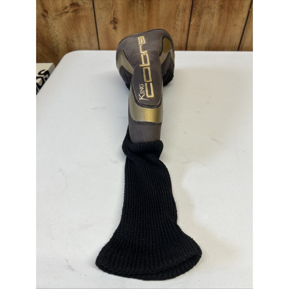 King Cobra Driver Head Cover Black Brown Gold